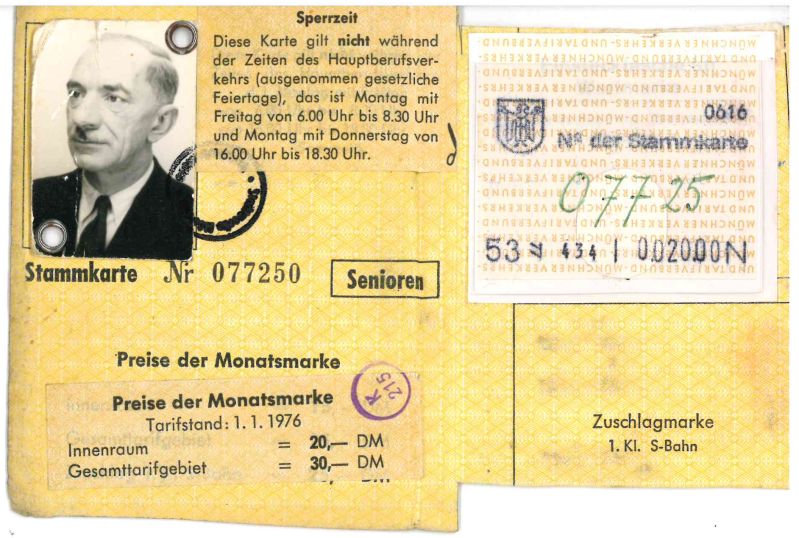 Проїзний квиток Степана Ленкавського