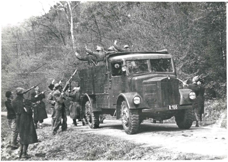 Добровольці Карпатської Січі беруть у полон мадярський підрозділ кадр з фільму