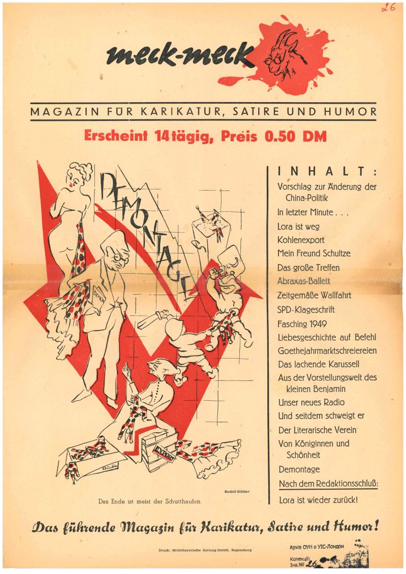 Meck-meck. Magazin fur karikatur, satire und humor