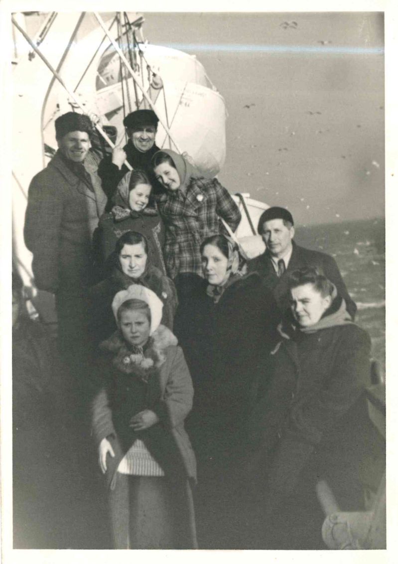 Подорож пароплавом до Америки в січні 1950 р.