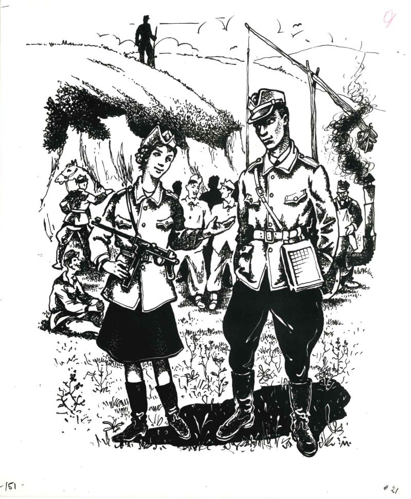 Ілюстрації Михайла Михалевича до книги &ldquo;Клепачівський рейд&rdquo;. Ч. 3 (26 арк.)