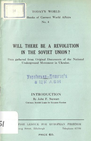 Will there be a revolution in the Soviet Union?