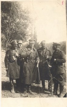 Штаб 3-ї Залізної Стрілецької дивізії на позиції на р. Дністрі &ndash; напередодні переправи, біля м. Городенко