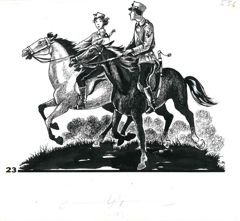 Ілюстрації Михайла Михалевича до книги &ldquo;Клепачівський рейд&rdquo;. Ч. 2 (29 арк.)