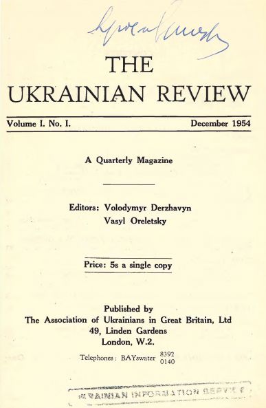 The Ukrainian Review