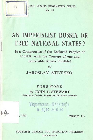 An imperialist Russia or free National States?
