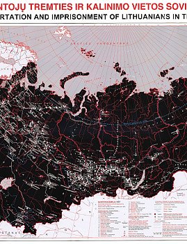 Places of deportations and imprisonment of Lithuanians in the Soviet Union