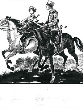 Ілюстрації Михайла Михалевича до книги “Клепачівський рейд”. Ч. 2 (29 арк.)